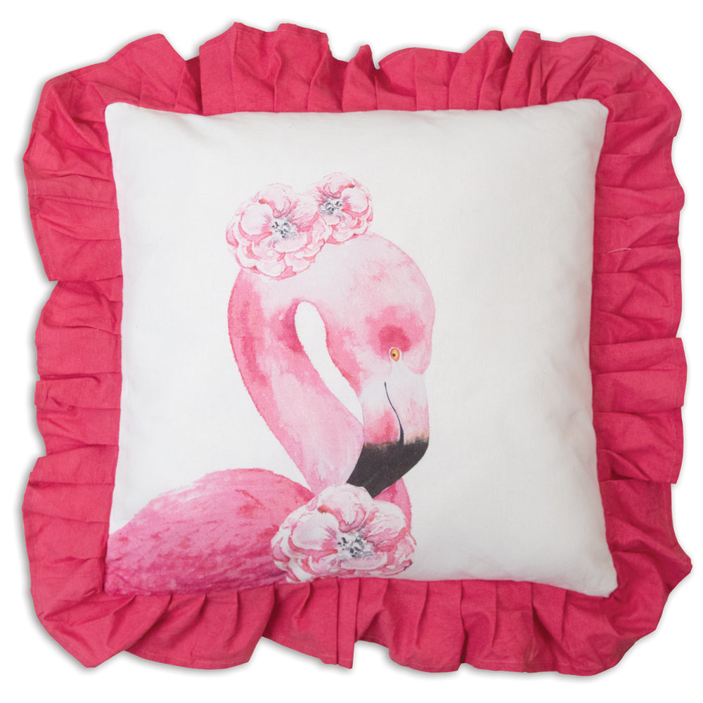 Flamingo Throw Pillow - Bombay Mercantile