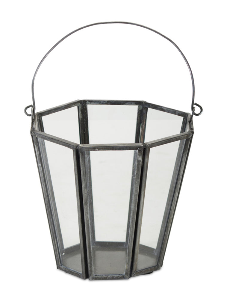 Set of 4, Bucket candle holder - Bombay Mercantile