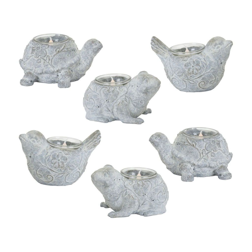 Animal Tealight Holder, Set of 6 - Bombay Mercantile