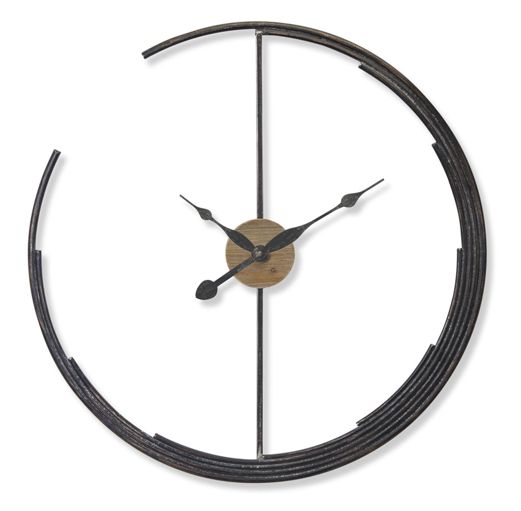 Crescent Shape wall clock - Bombay Mercantile