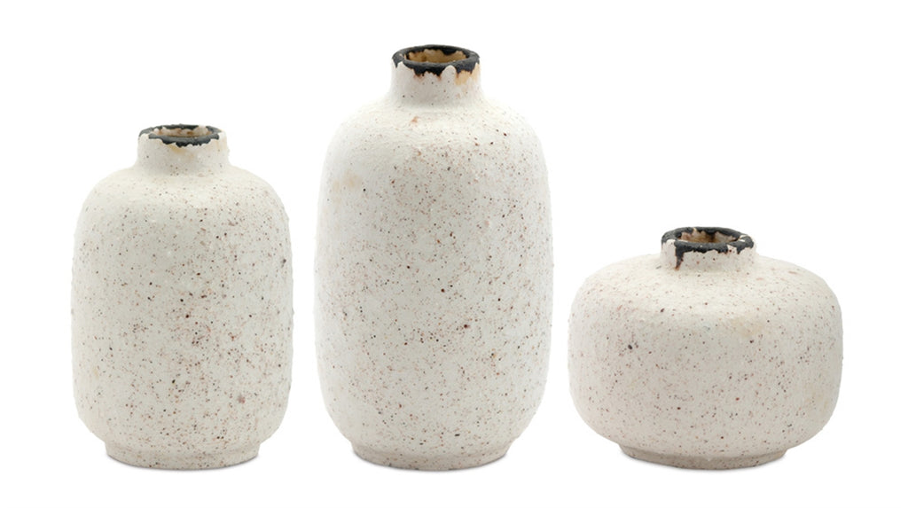 Set of 6 Spotted Mini Vase - Bombay Mercantile
