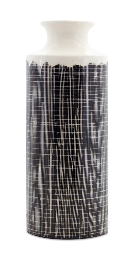 Tall Black Vase - Bombay Mercantile