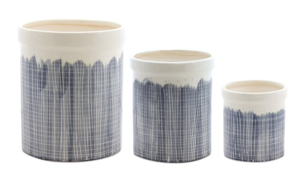 Crock, set of 3 container - Bombay Mercantile
