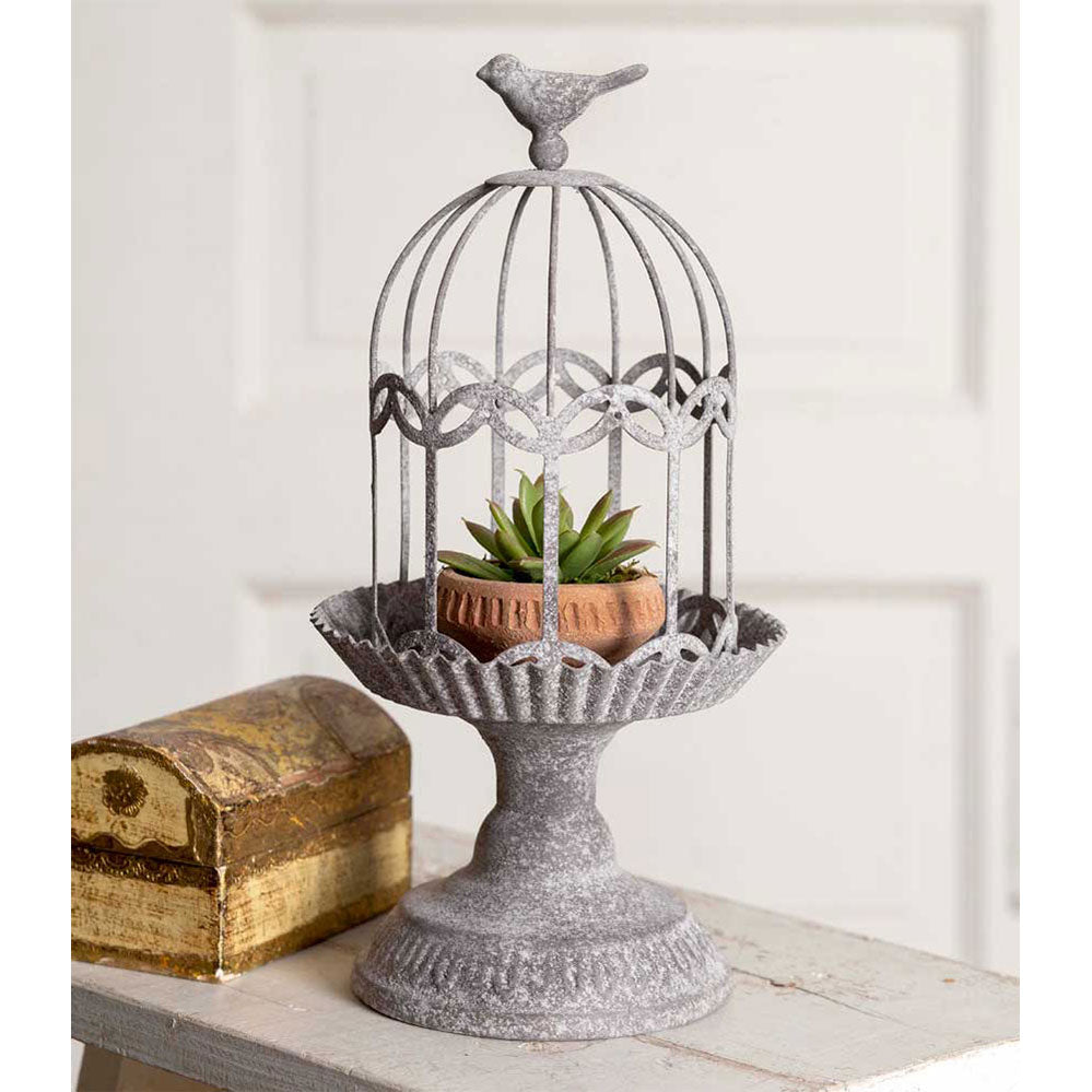 Songbird Gazebo Cloche with Base - Bombay Mercantile