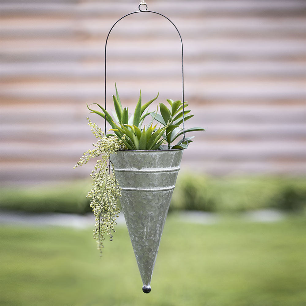 Hanging Flower Cone - Bombay Mercantile