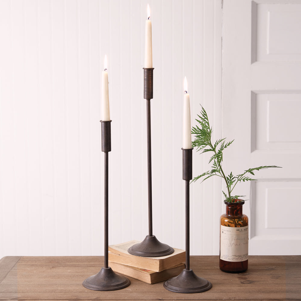 Set of Three Chatham Taper Candle Holders - Bombay Mercantile