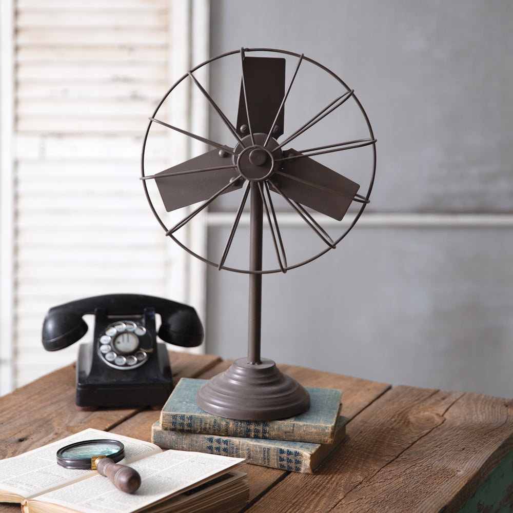 Tabletop Decorative Fan - Bombay Mercantile
