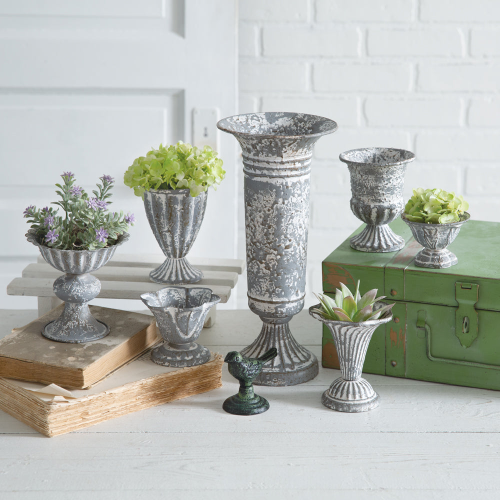 Metal Urn Cup - Box of 4 - Bombay Mercantile