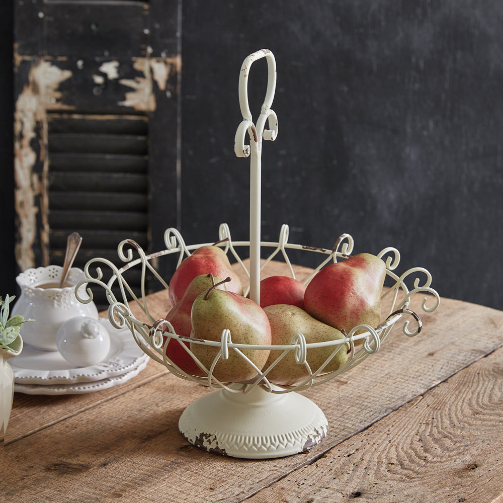 Evelyn Wire Fruit Basket - Bombay Mercantile