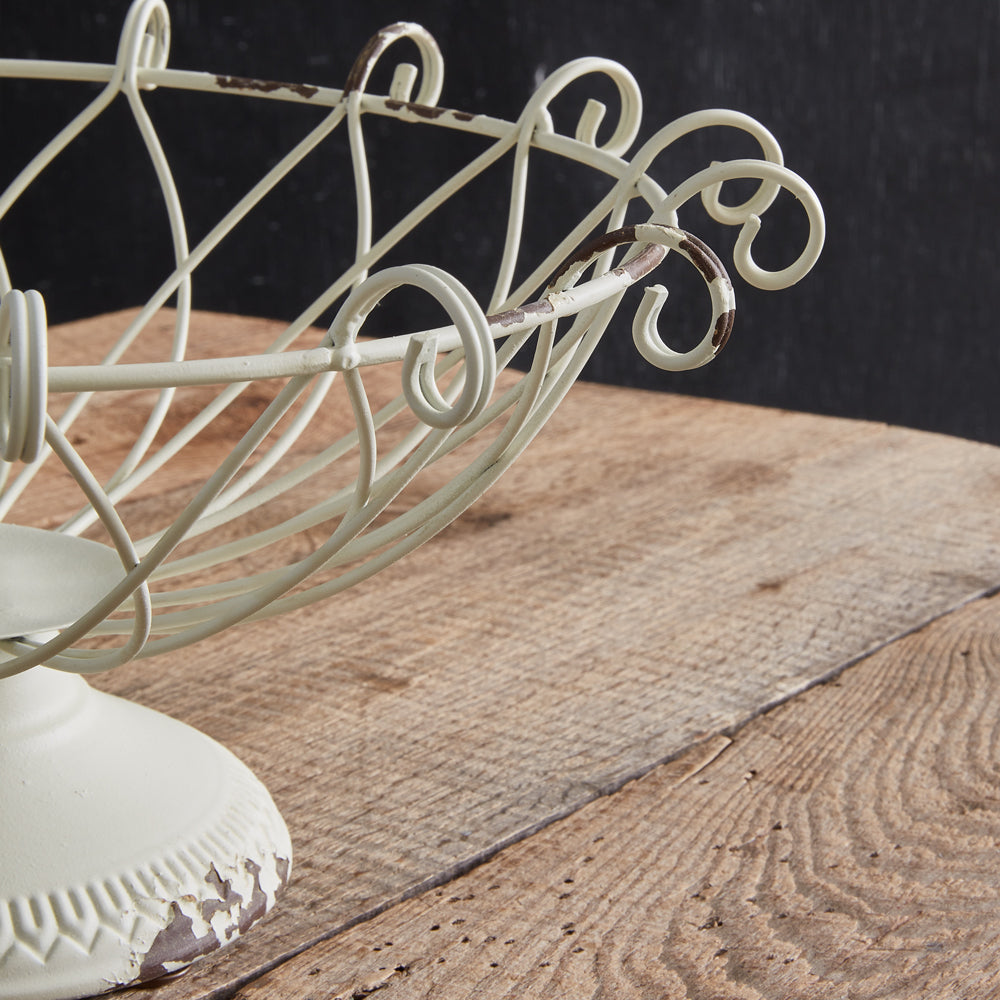 Evelyn Wire Fruit Basket - Bombay Mercantile