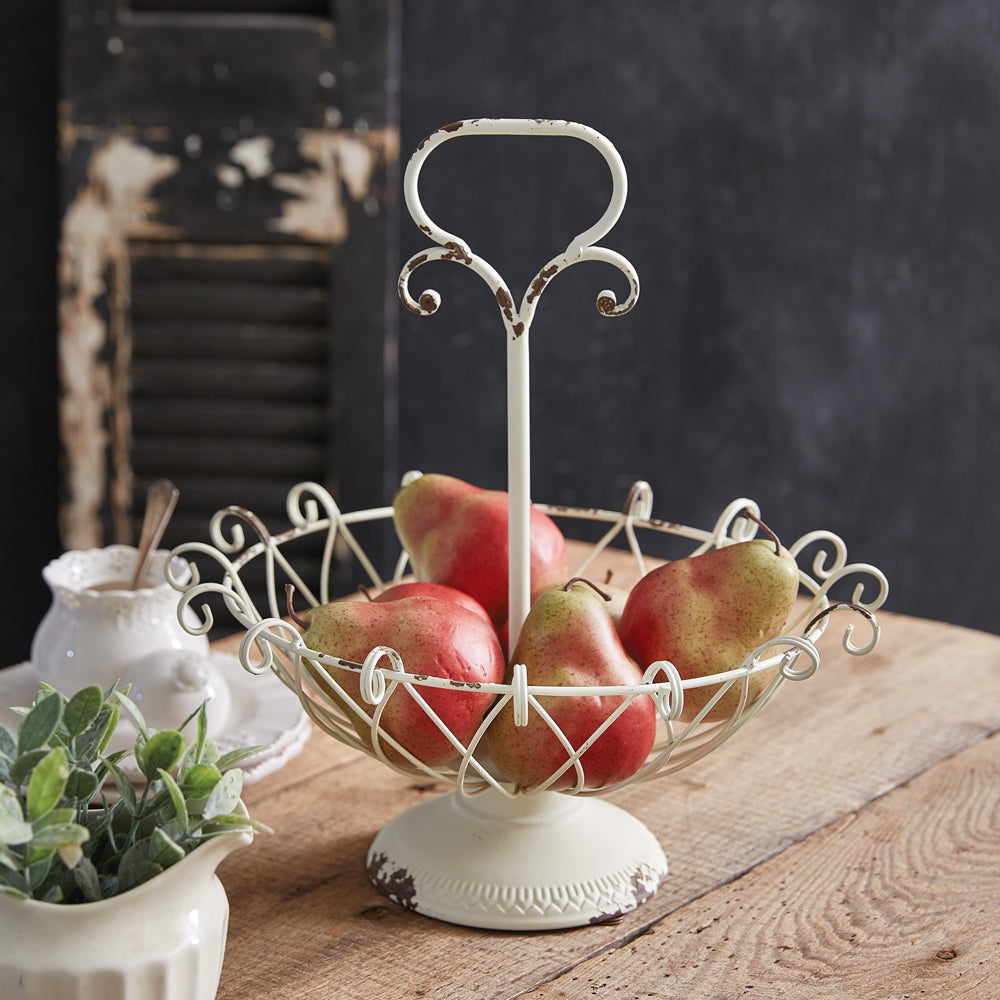 Evelyn Wire Fruit Basket - Bombay Mercantile