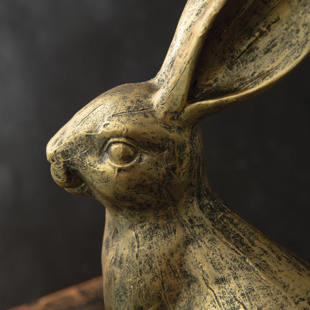 Golden Hare Figurine - Bombay Mercantile
