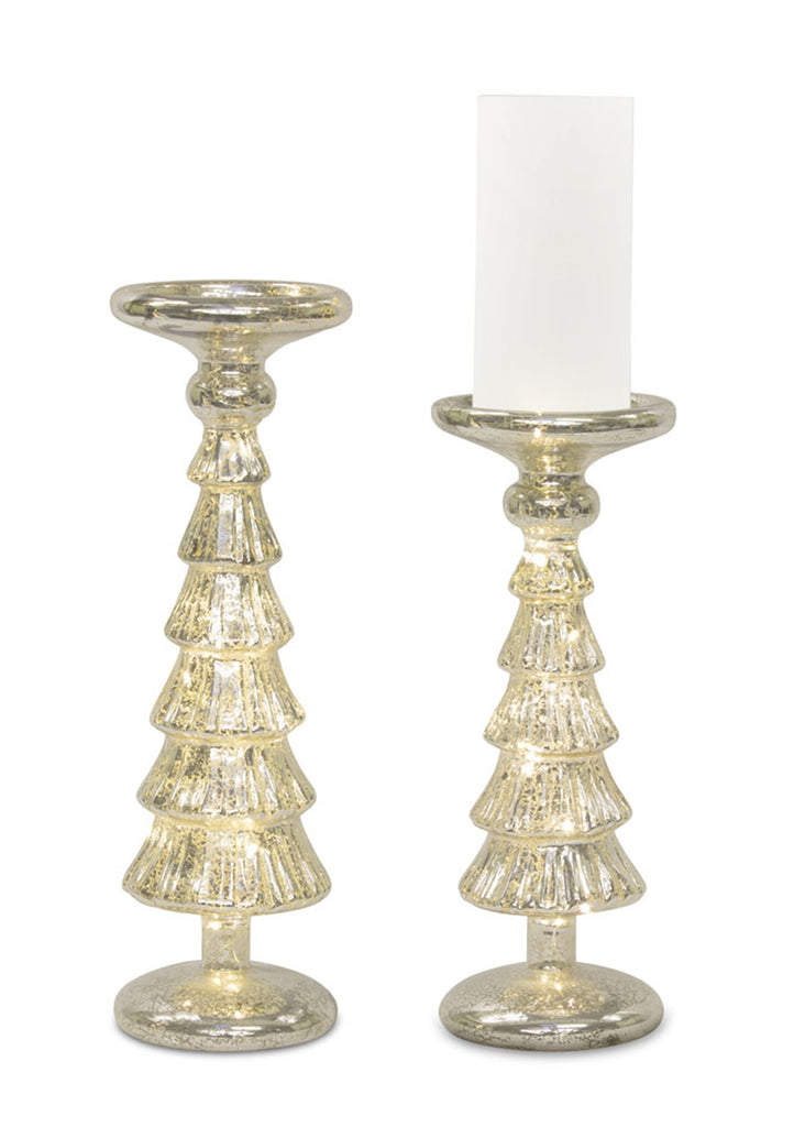 Set of 2, LED candle holder - Bombay Mercantile