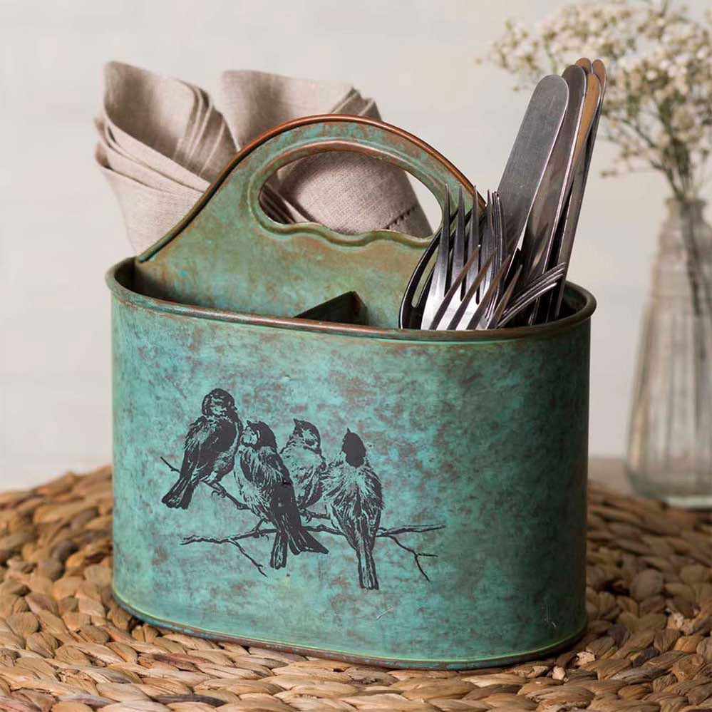 Songbirds Divided Caddy - Bombay Mercantile