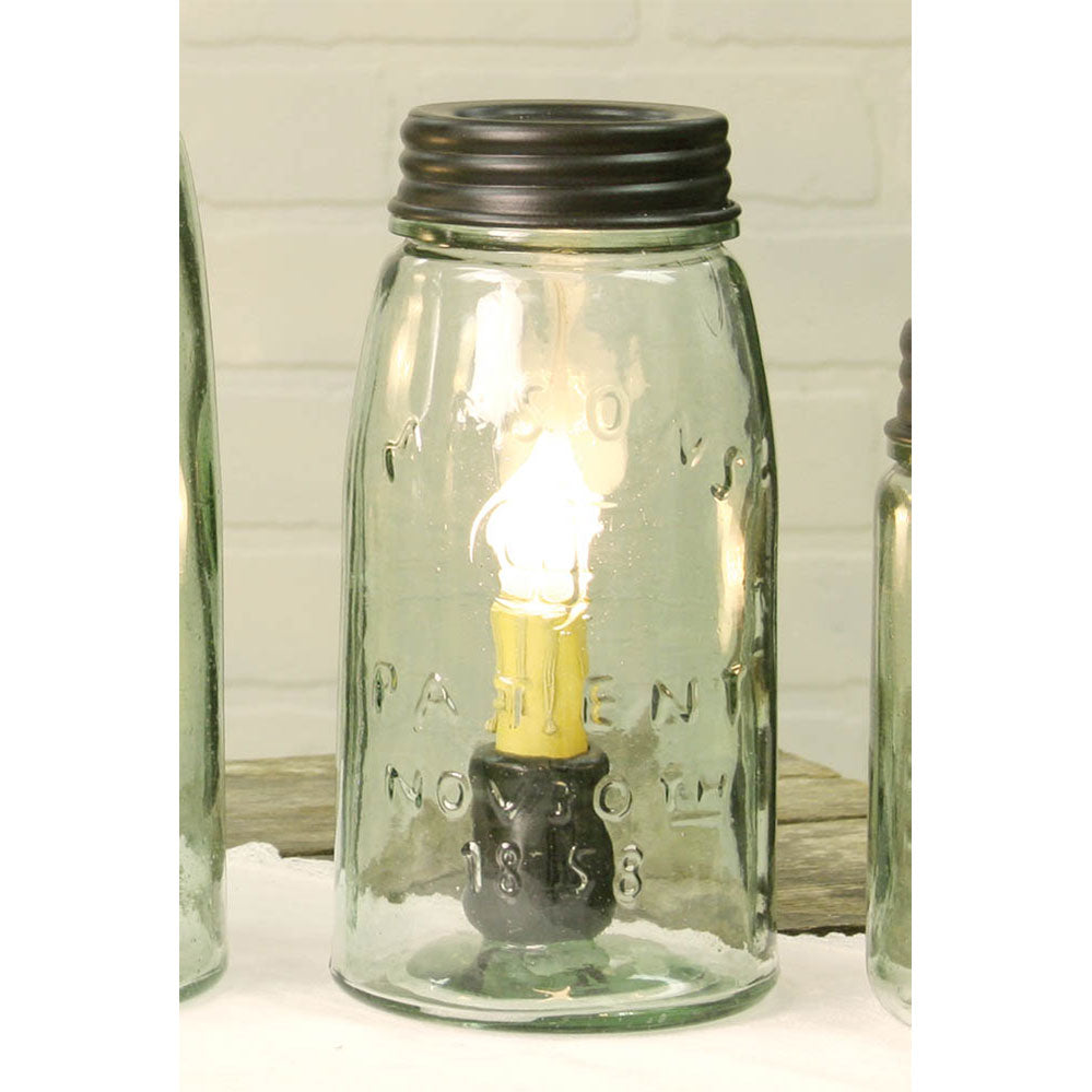Quart Mason Jar Lamp - Bombay Mercantile