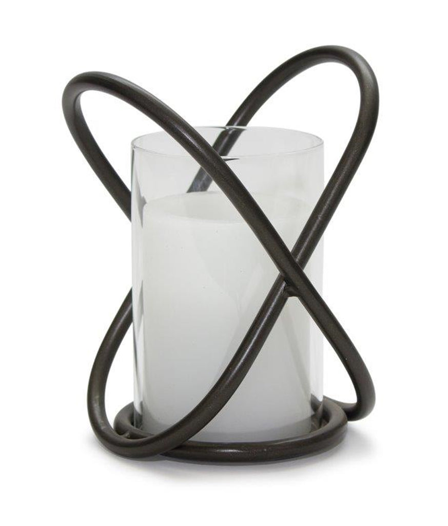 Set of 2, Criss Cross Votive Holder - Bombay Mercantile