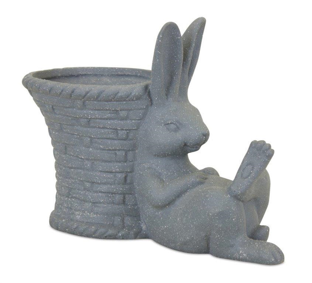 Resin Rabbit planter - Bombay Mercantile