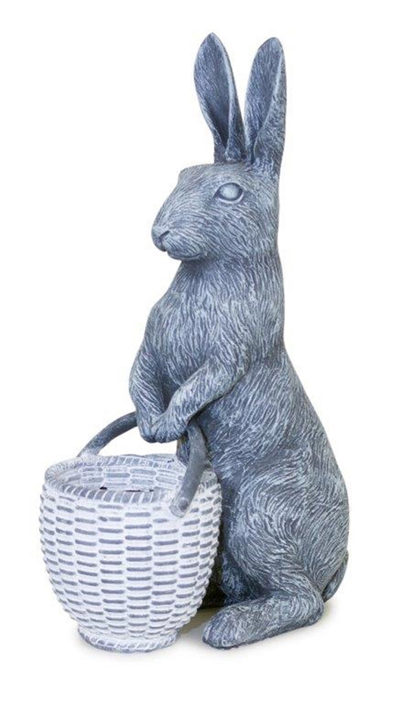 Standing Rabbit with Basket - Bombay Mercantile