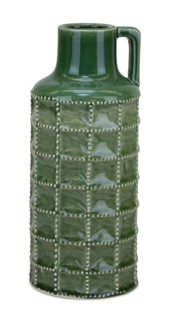 Terra Cotta Green Bottle - Bombay Mercantile
