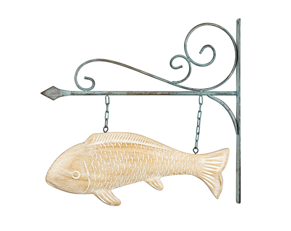 Hanging Fish plaque - Bombay Mercantile