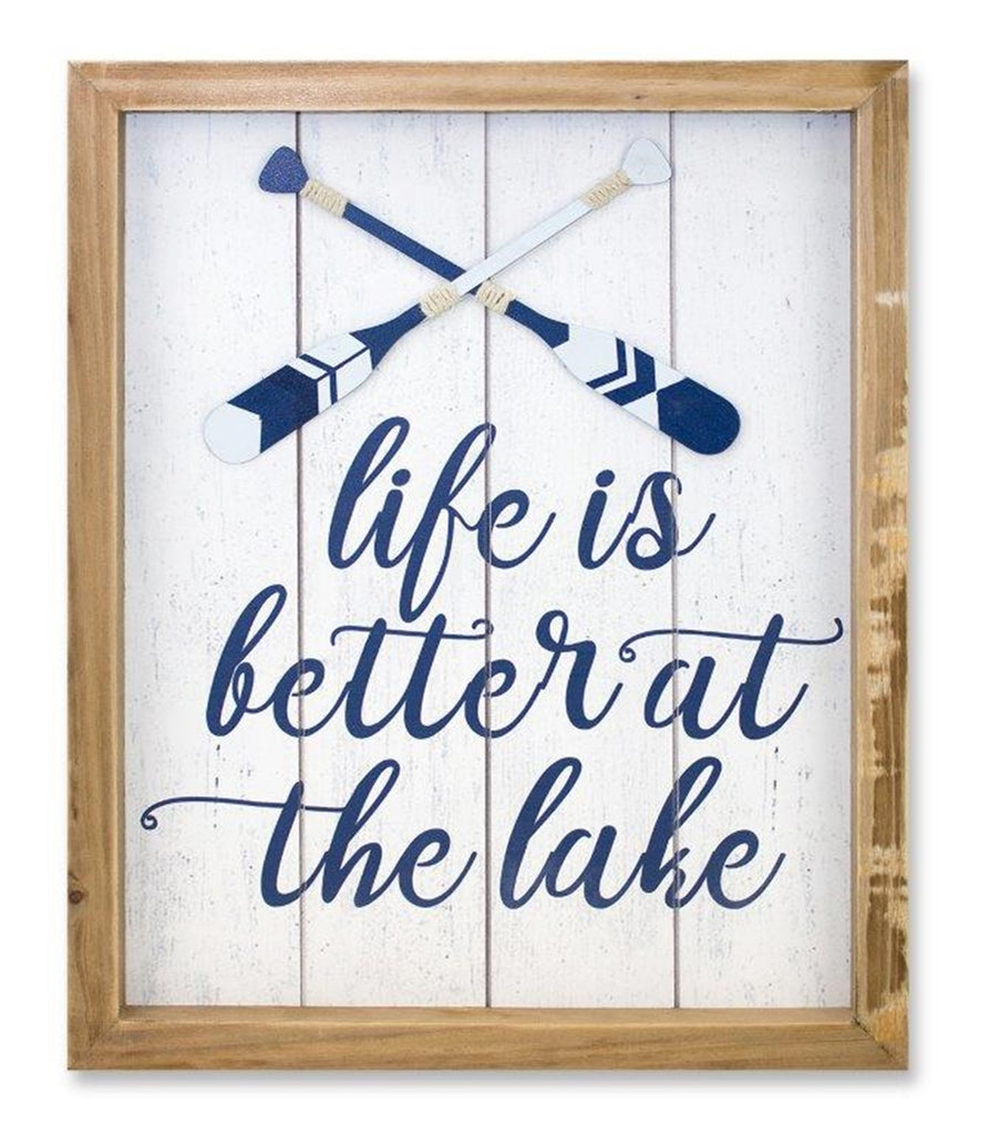 Life is better at the Lake Sign - Bombay Mercantile