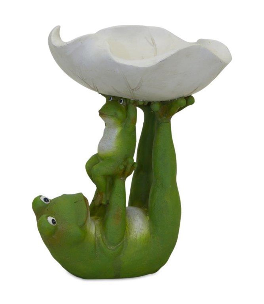 Frogs With Leaf Bowl - Bombay Mercantile