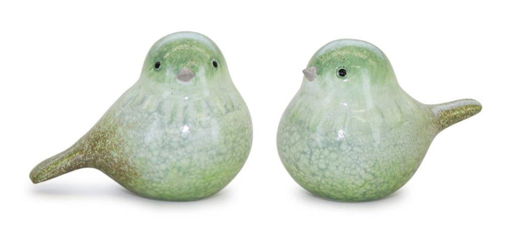 Terra cotta Birds, Set of 4 - Bombay Mercantile