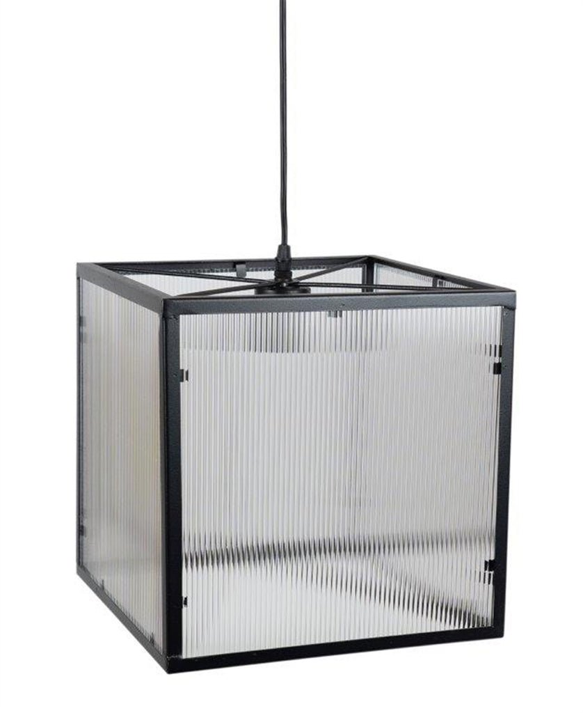 Frosted Acrylic Hanging Lamp - Bombay Mercantile