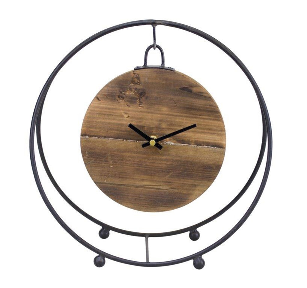 Table clock in a ring - Bombay Mercantile