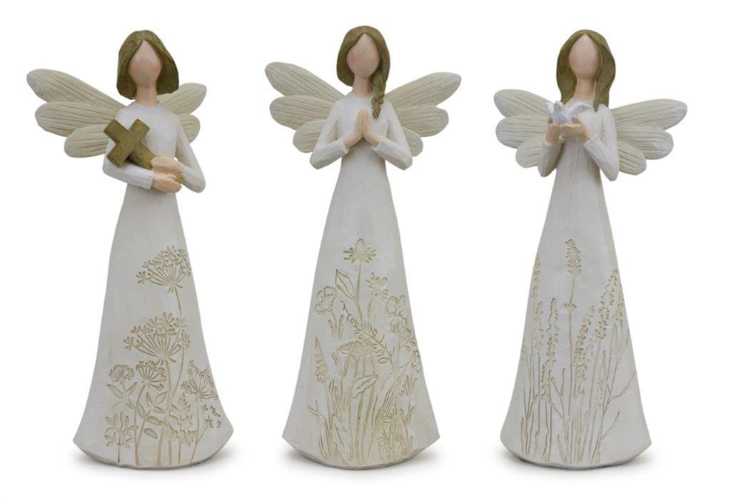 Set of 6, Resin Angel - Bombay Mercantile