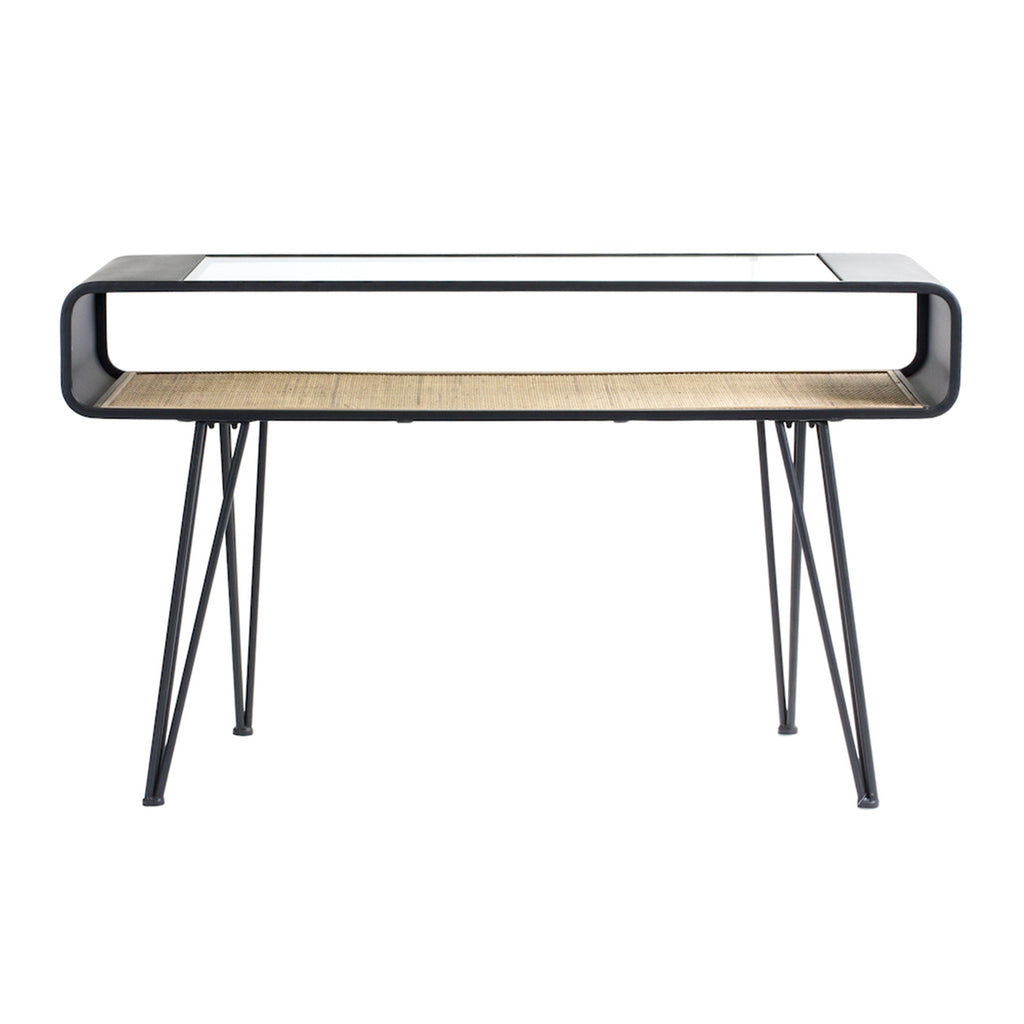 Iron/ Glass Table - Bombay Mercantile