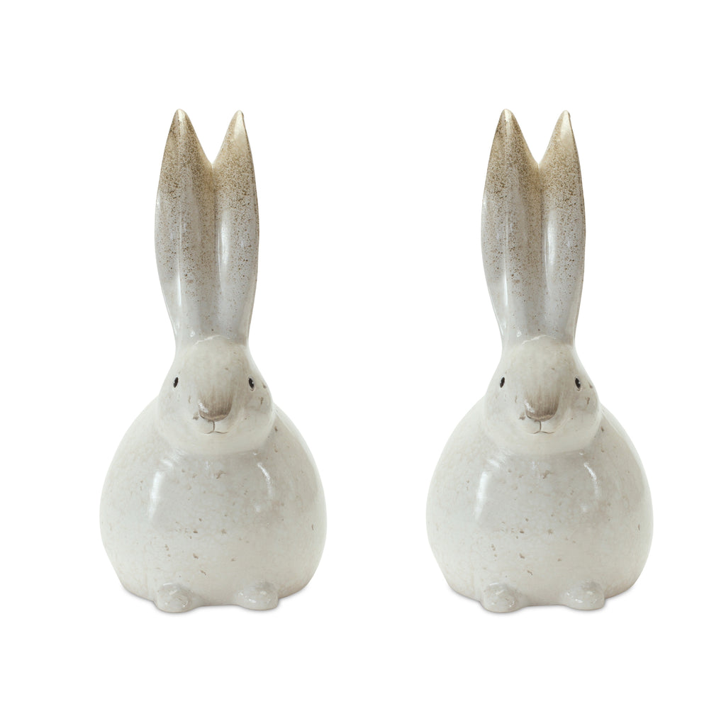 Set of White Bunny 2 - Bombay Mercantile