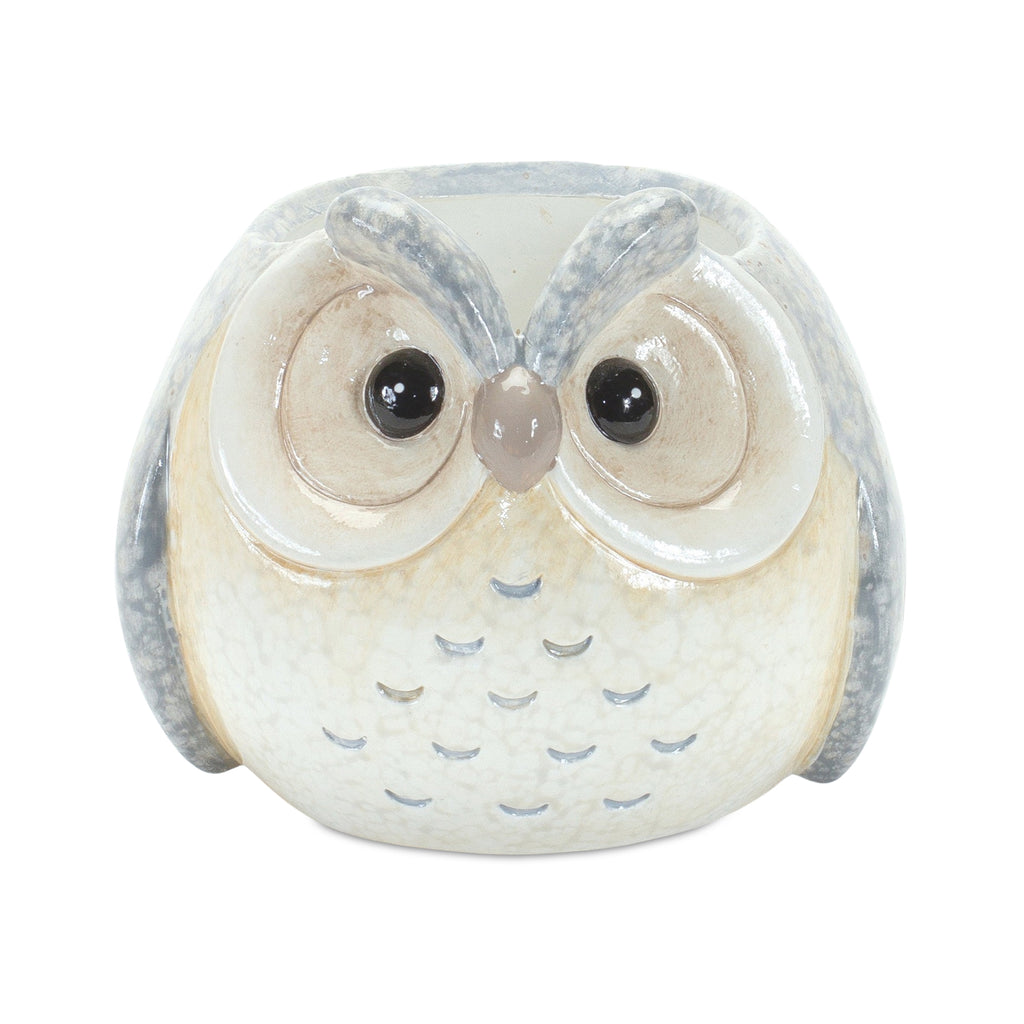 Set of 3 Terracotta Owl - Bombay Mercantile