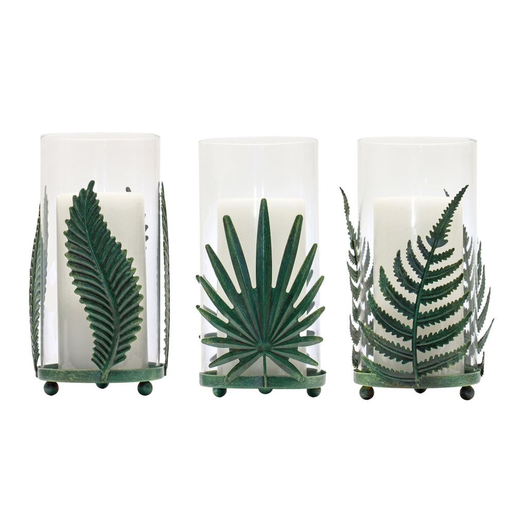 Set of 6 Leafy Candle Holder - Bombay Mercantile