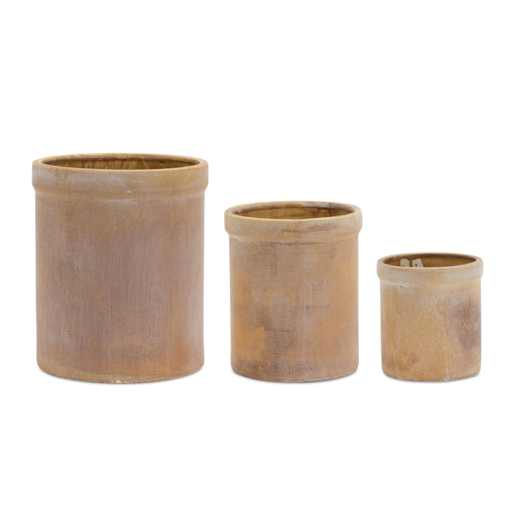 Set of 3 Crock - Bombay Mercantile