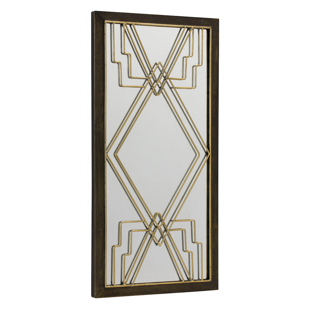 Mirror With Iron Grid - Bombay Mercantile