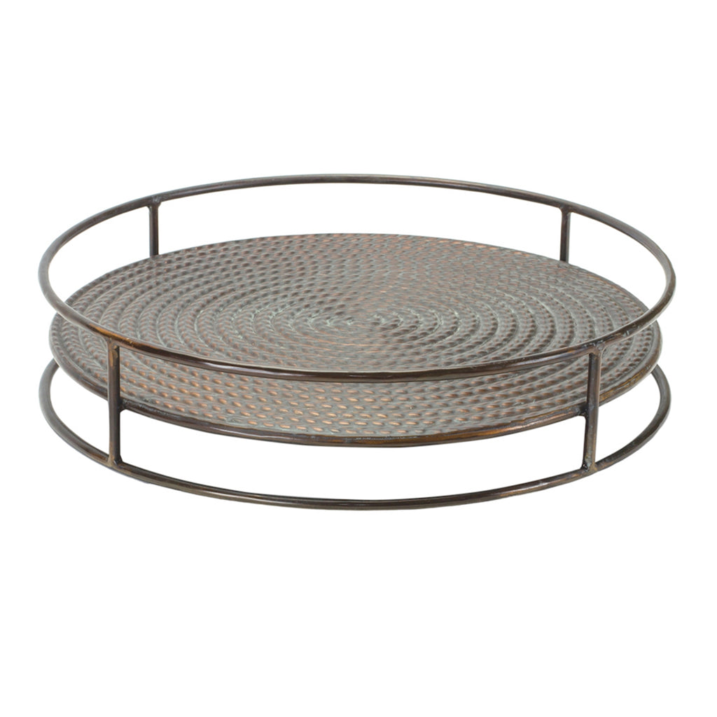 Iron Round Tray - Bombay Mercantile