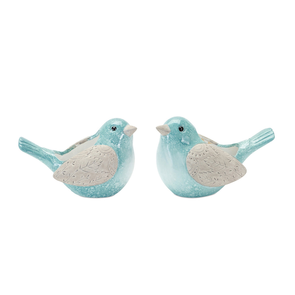 Set of 2, Bird Planter - Bombay Mercantile