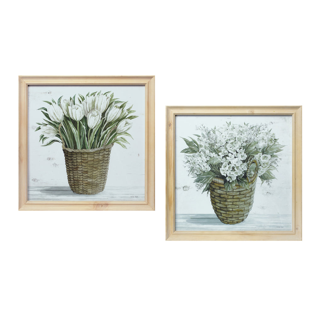 Framed Pot Print, Set of 2 - Bombay Mercantile