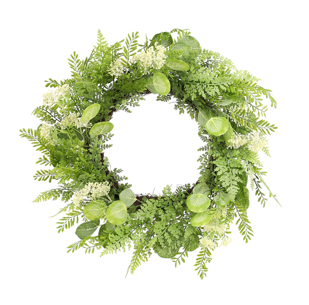 Mixed Foliage Wreath - Bombay Mercantile