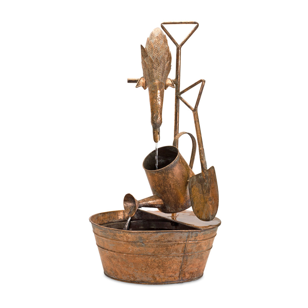 Fountain With Duck - Bombay Mercantile