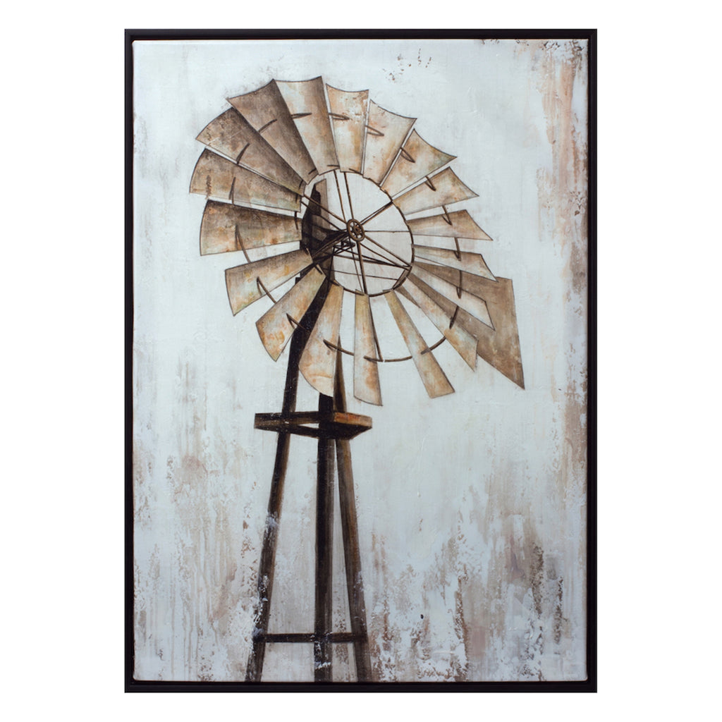 Framed Windmill Print - Bombay Mercantile