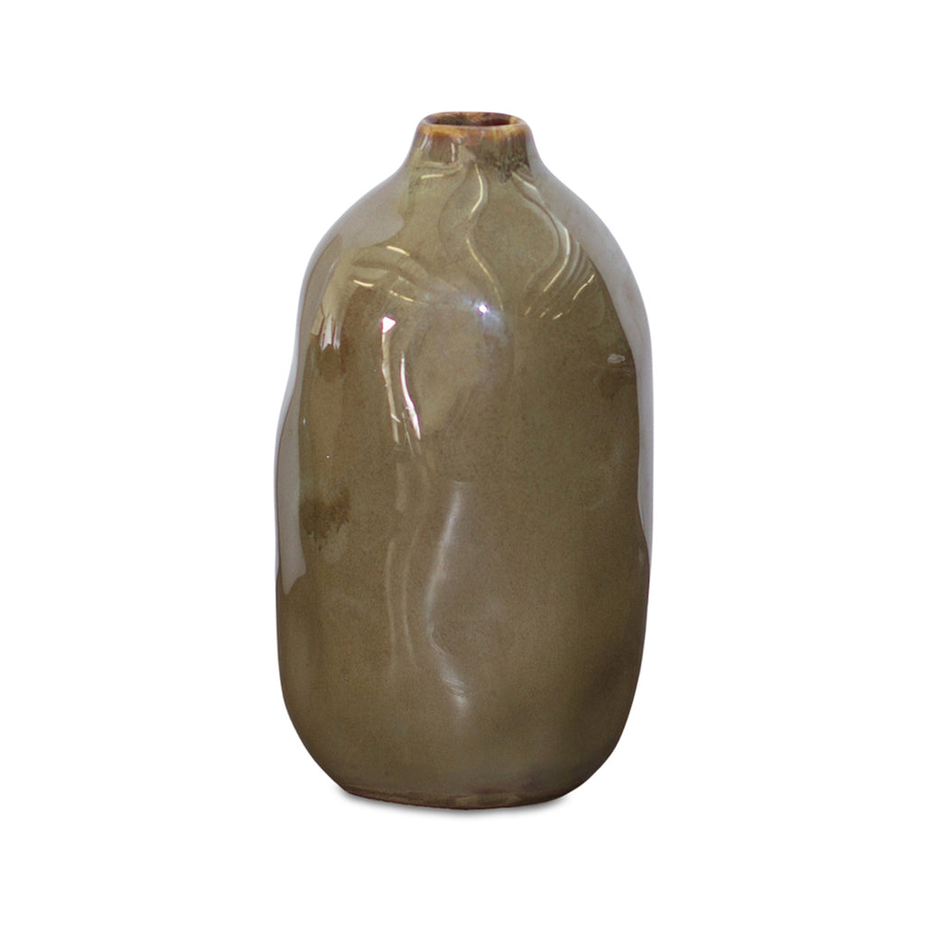 Ceramic Bottle Shape Vases, Set of 12 - Bombay Mercantile