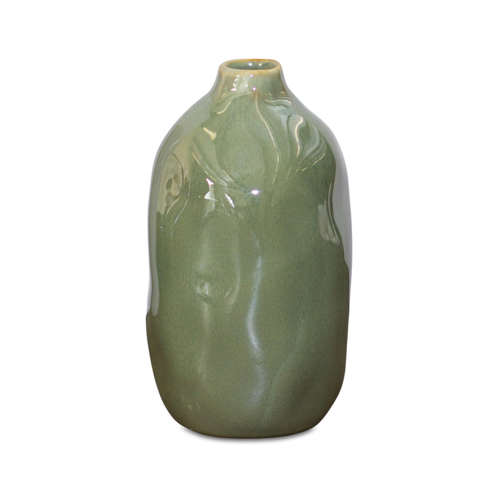 Ceramic Bottle Shape Vases, Set of 12 - Bombay Mercantile