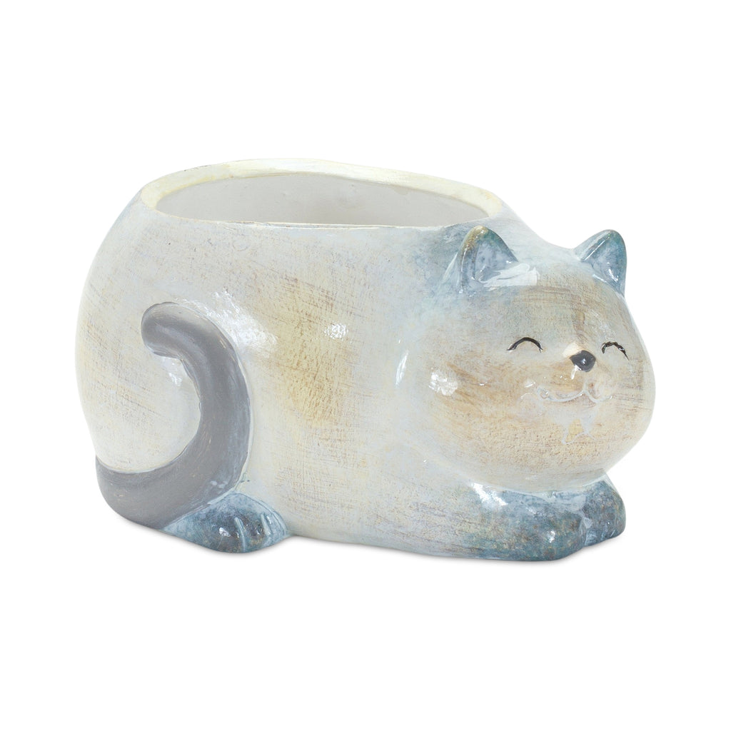 Set of 4, Cat Planter - Bombay Mercantile