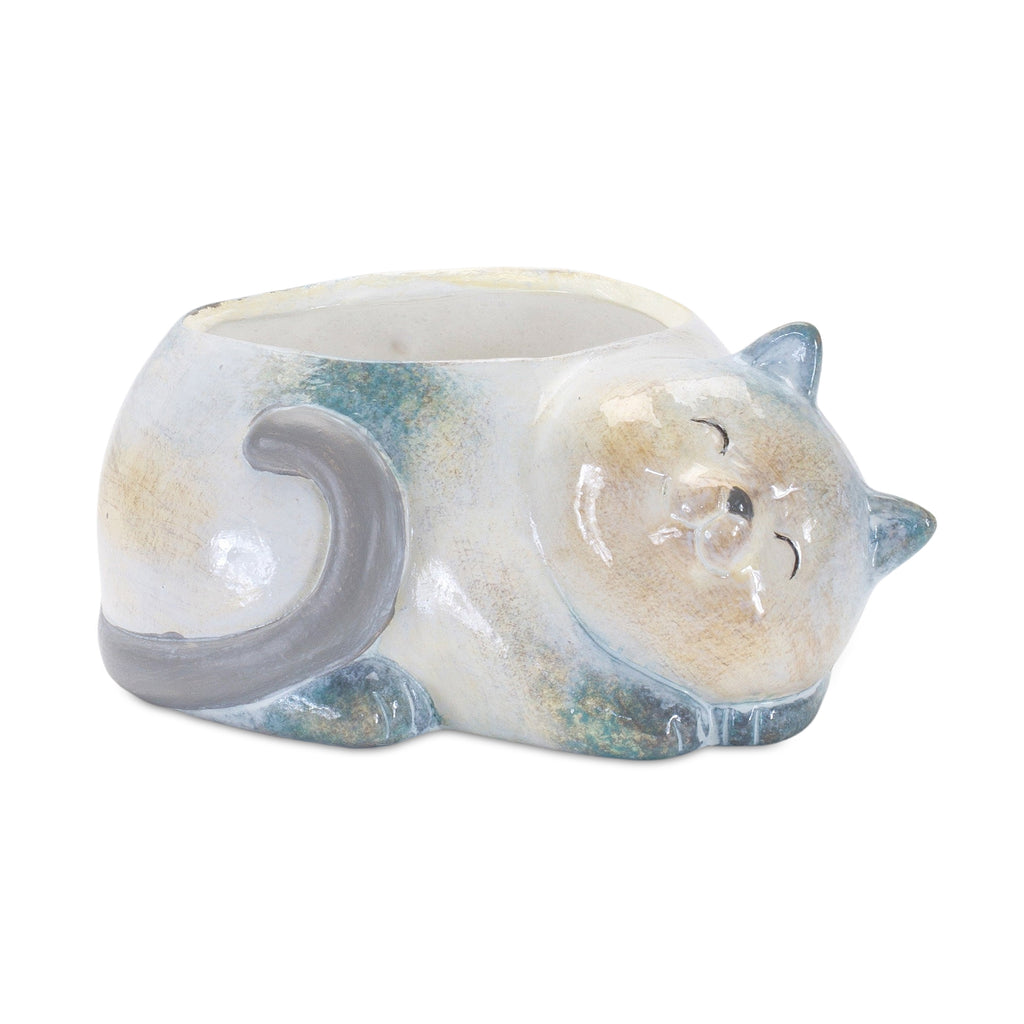 Set of 4, Cat Planter - Bombay Mercantile