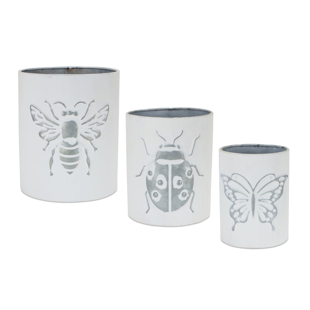 Set of 3, Insect Pots - Bombay Mercantile