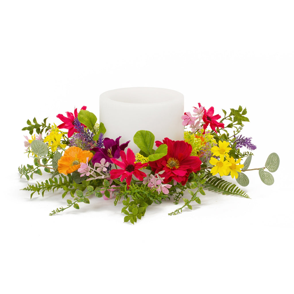 Mixed Floral Wreath, Set of 4 - Bombay Mercantile