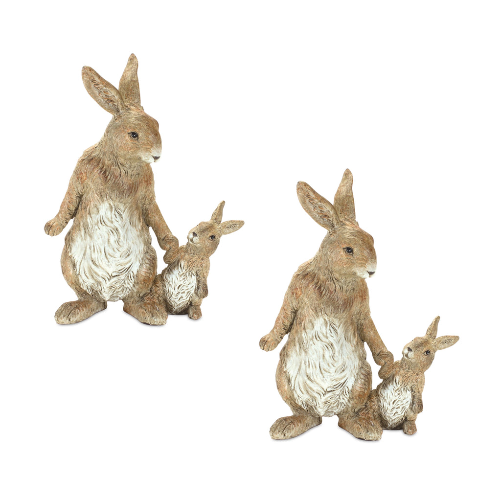 Rabbit With Bunny (Set of  2) - Bombay Mercantile