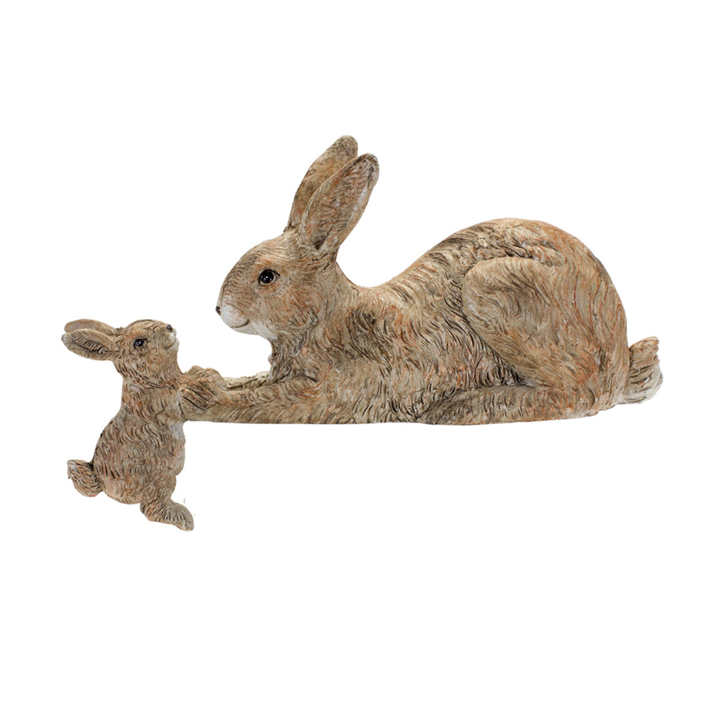 Rabbit With playing Bunny (Set of  2) - Bombay Mercantile